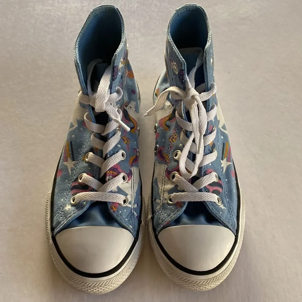 CONVERSE Unicons Youth Printed Hi Tops Size 3